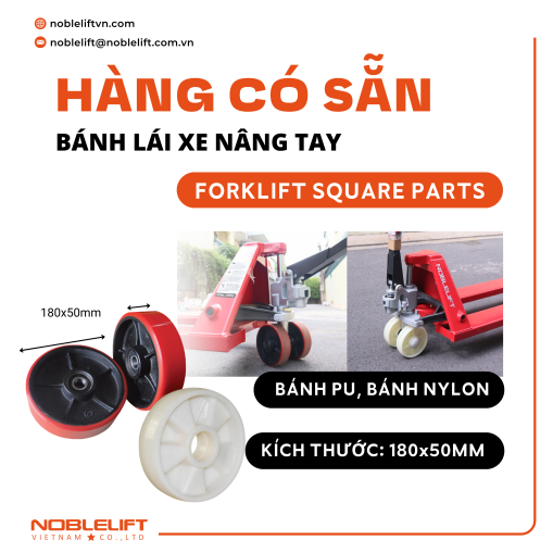 Bánh lái xe nâng tay