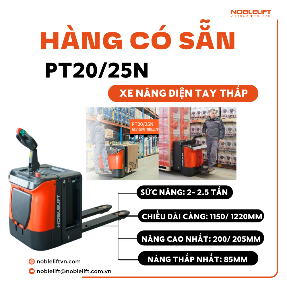  Xe Nâng Điện Thấp PT20N/PT25N