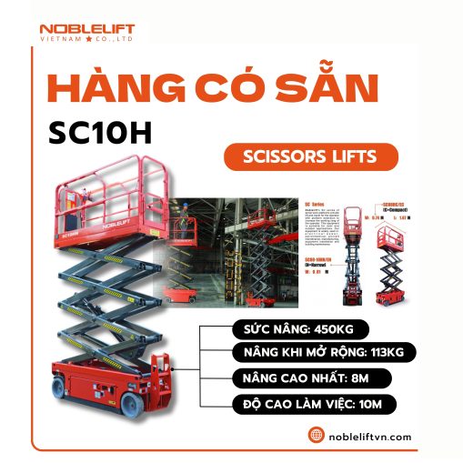  THANG NÂNG NGƯỜI 8M | NOBLELIFT SC10H